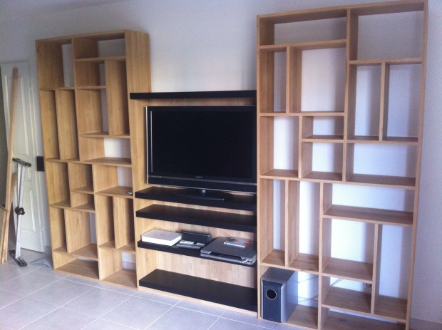 art'34 meuble tv et bibliotheque